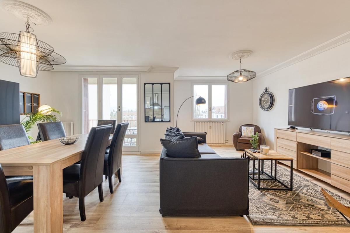 Magnificent Apartment, 4 Bedrooms, Fiber Wifi Grenoble Eksteriør billede