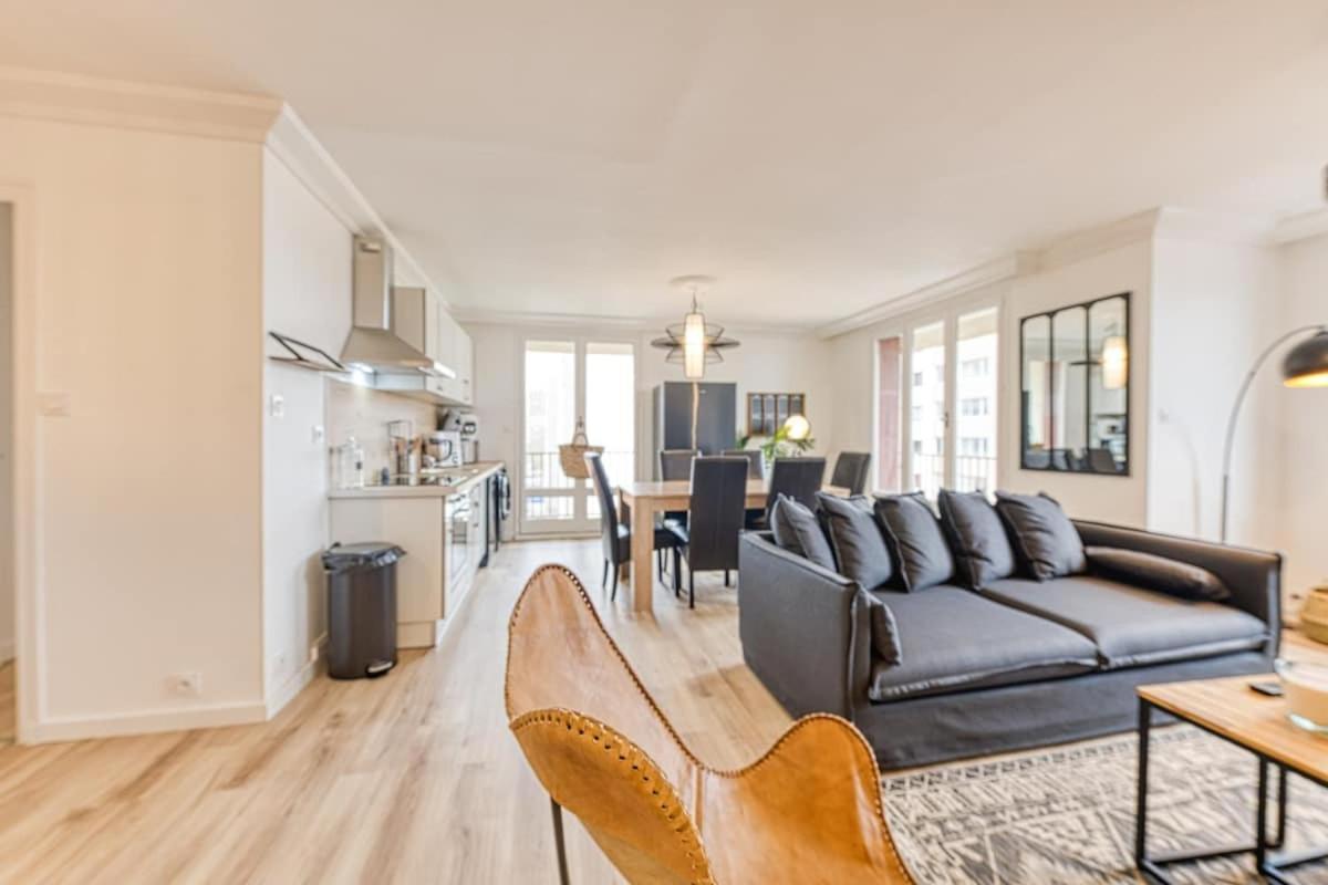 Magnificent Apartment, 4 Bedrooms, Fiber Wifi Grenoble Eksteriør billede
